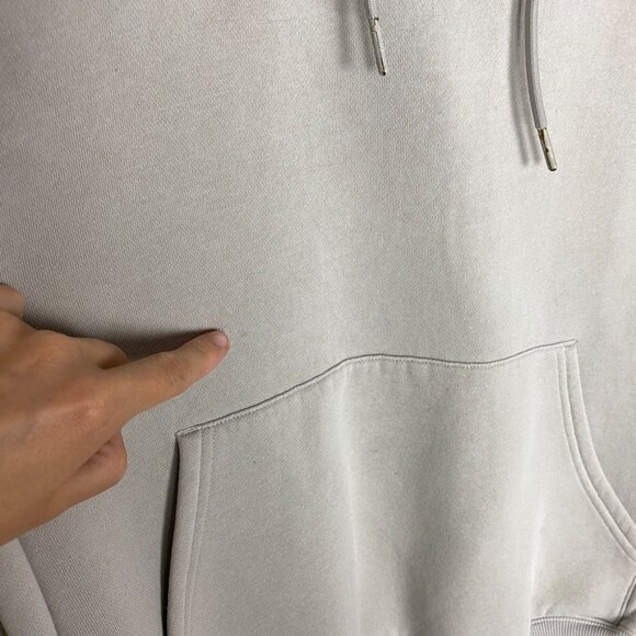 Balance Athletica Mens Verse Hoodie Size Medium Lucid Grey FLAW - Picture 4 of 9